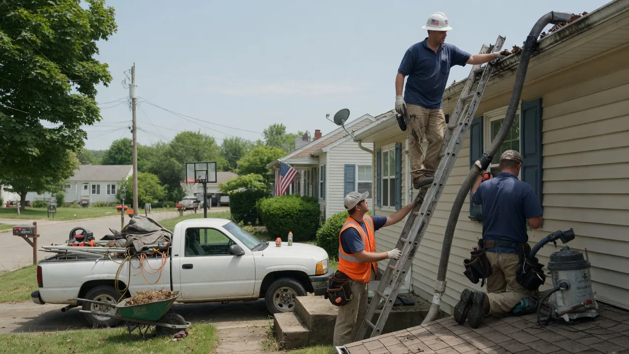 Gutter Installation in Cantrall, IL near me